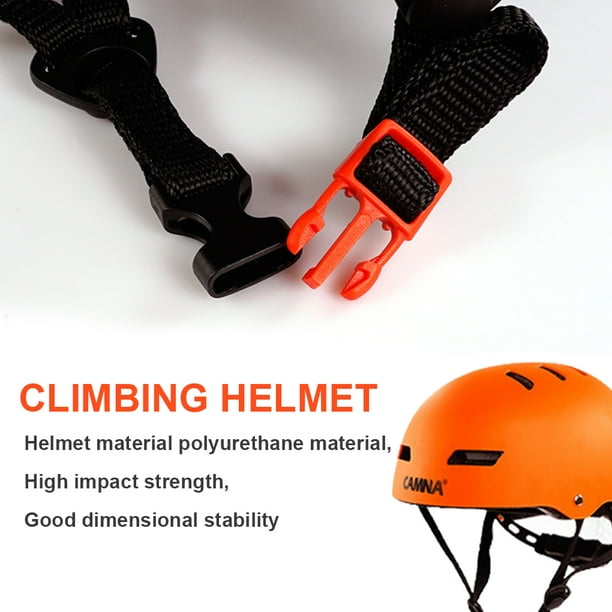 Cientrug Climbing Helmet - Wonderful Dimensional Stability, Transportable Design, Efficient Warmth Dissipation, Out there in A number of Colours, Ideally suited for Mountaineering - Orange