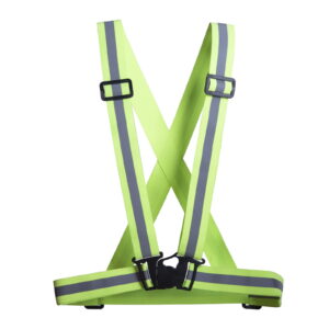 JORESTECH Excessive-Visibility Security Vest/Suspenders, VL-06 (Lime)