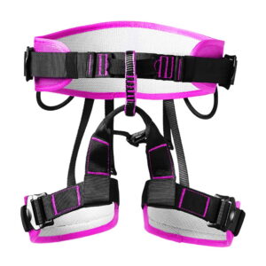 Skilled Half Physique Climbing Harness – Security Waist Belt for Rock Climbing, Work, Coaching, and Outside Adventures – Pink