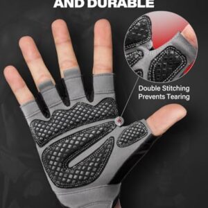 VINSGUIR Unisex Exercise Gloves – Light-weight Weightlifting Gloves with Superior Grip for Health club, Biking, Train, Coaching, Pull-Ups, and Health